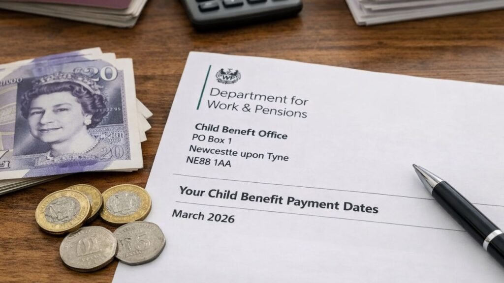 £25 Weekly Child Benefit in March 2026 – DWP Issues Official Payment Dates